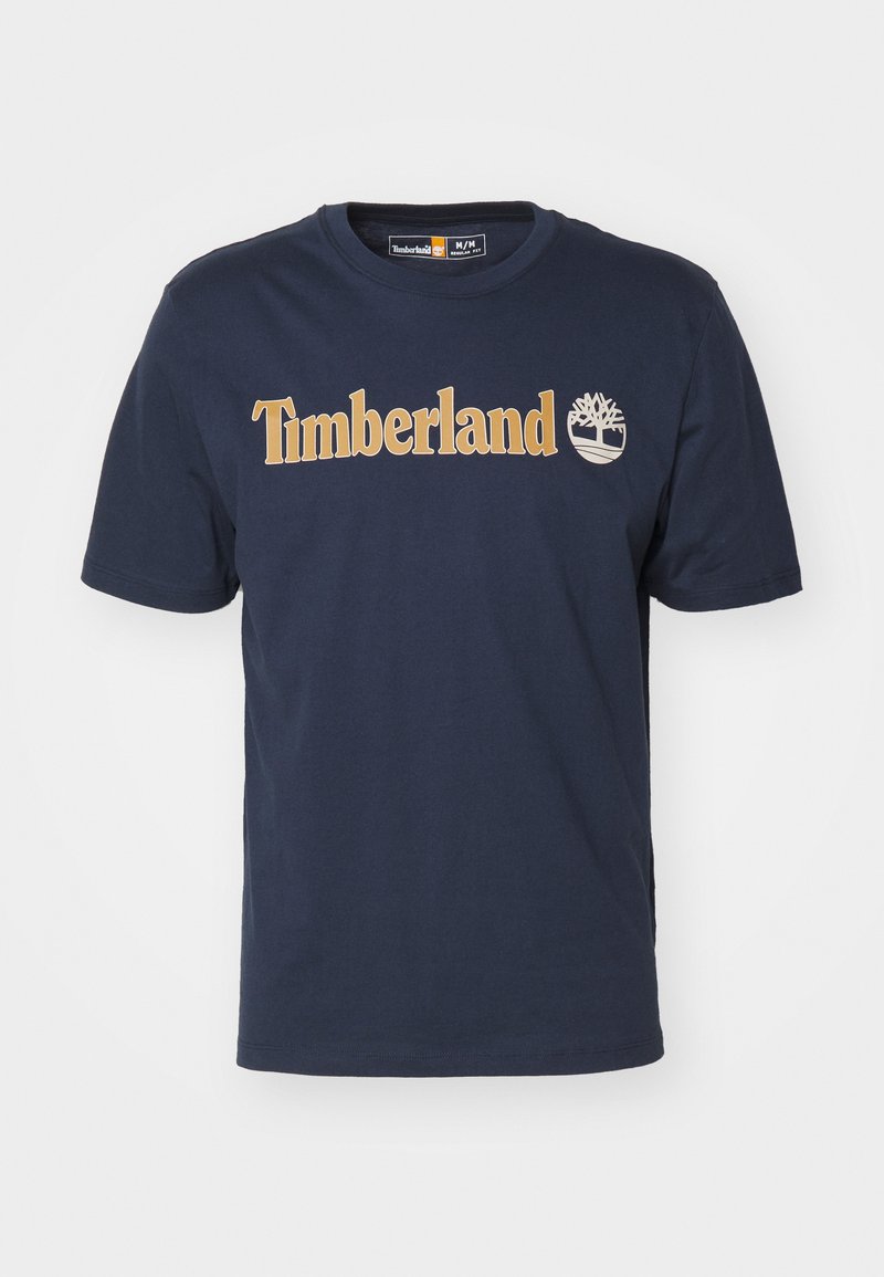 Timberland T-shirt print donkerblauw