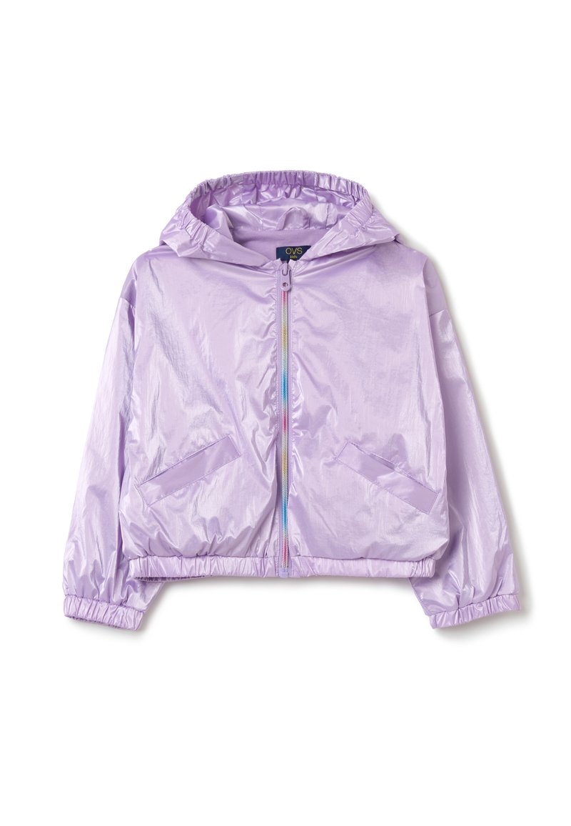OVS SHINY HOOD - Impermeabile - lilac