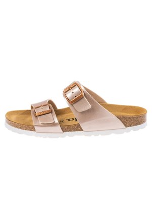 SAMOS PF - Pantolette flach - rose metallic