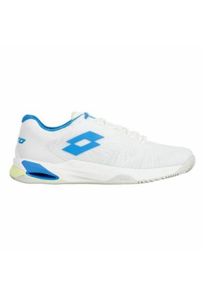 Zapatillas de tenis para tierra batida - all white dodgers blue sunny lime