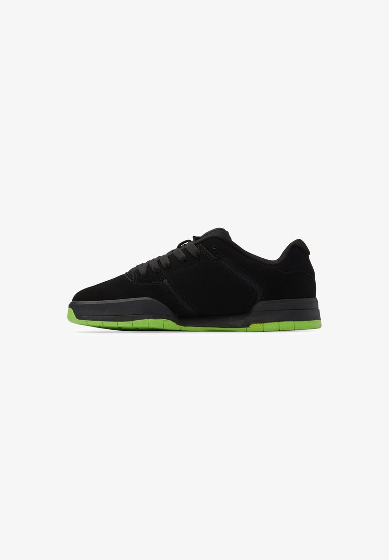 DC Shoes CENTRAL - Sapatilhas - black/lime green