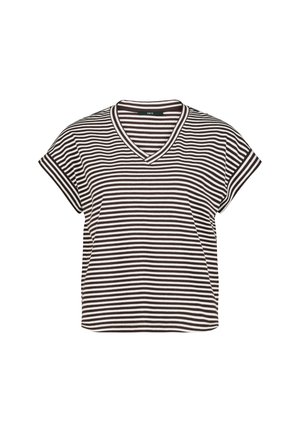 zero, T-shirt imprimé - brown white