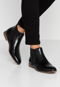 Anna Field - LEATHER  - Botines bajos - black Imagen en miniatura 1