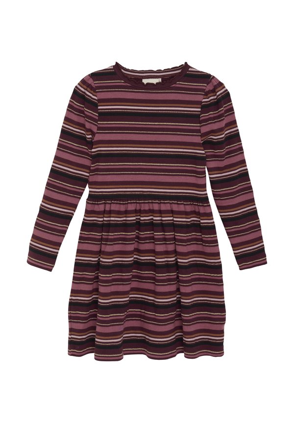 Strickkleid - tawny port