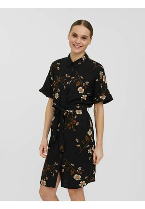 Shirt dress - black