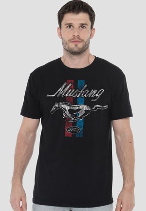 Ford, STRIPES - Print T-shirt - black