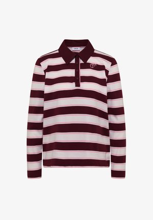 Cecil, LANGARM POLOSHIRT MIT KNÖPFEN - Polo - red wine