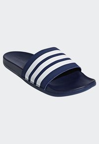 adidas Performance ADILETTE CLOUDFOAM PLUS STRIPES - Badslippers - blue