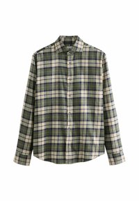 BRUSHED CHECKED  - REGULAR FIT - Ing - green check