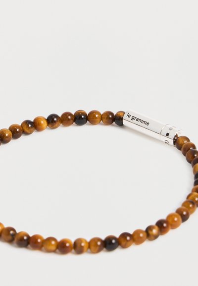 Le Gramme BRACELET - Βραχιόλι - brown/silver-coloured