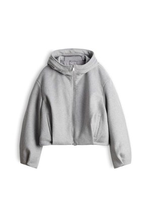 OPUS, RELAXED FIT HOODED SHAPE - Übergangsjacke - hazy fog melange