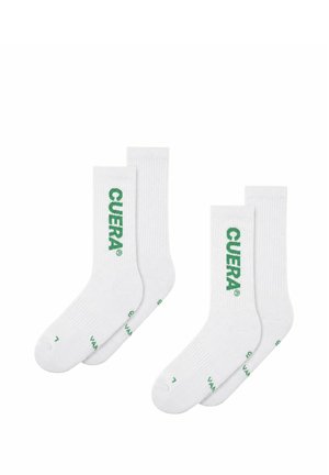 Cuera, 2-PACK CUERA PADEL - Socken - white green