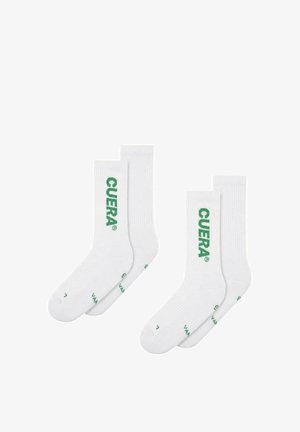 Cuera, 2-PACK CUERA PADEL - Socken - white green