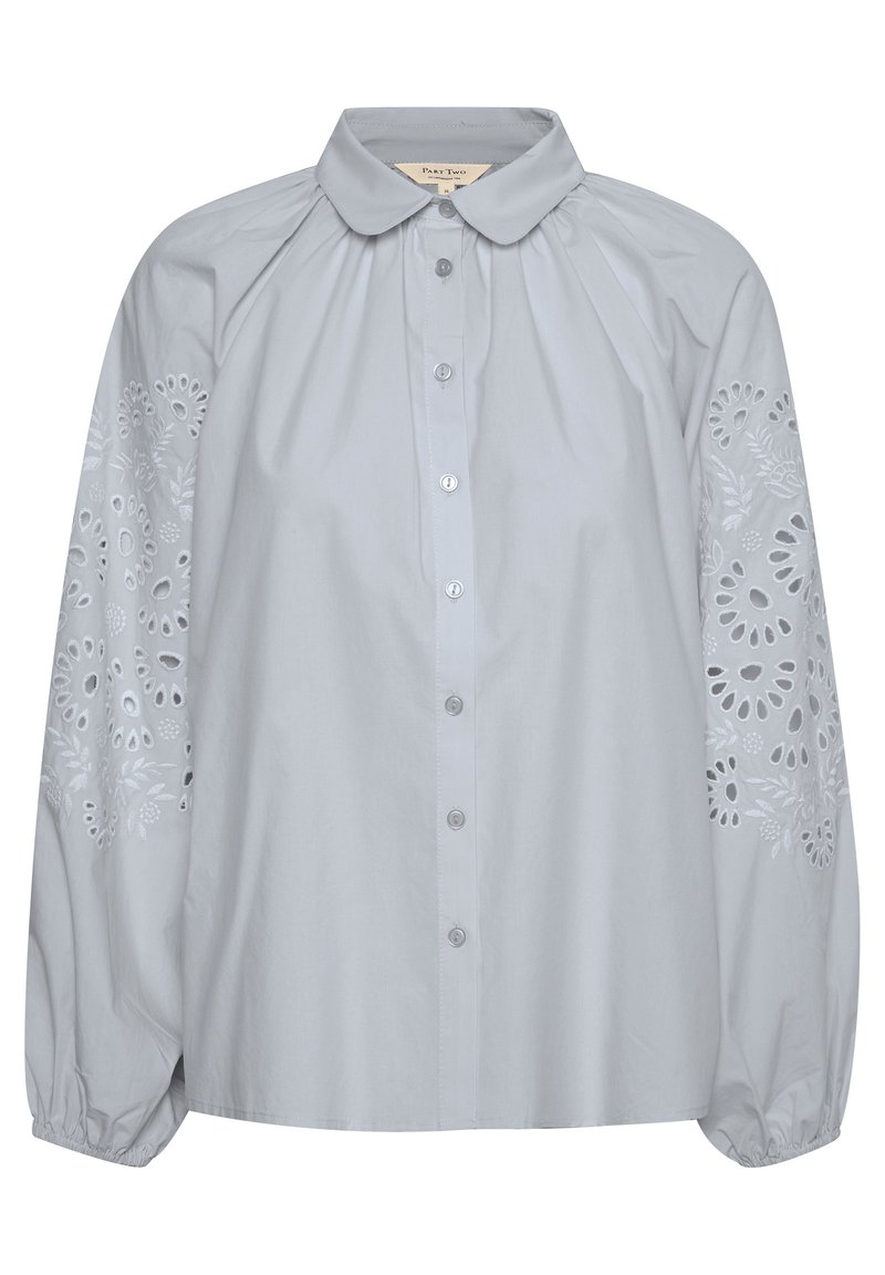 Part Two Overhemdblouse blauwgrijs
