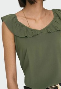 ONLY GERÜSCHTES - Bluse - khaki