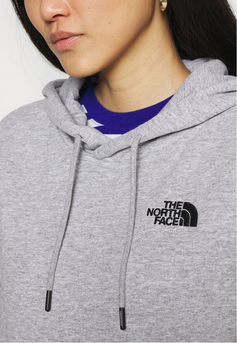 The North Face Oversized Essential Hoodie Kapuzenpullover Tnf Light Grey Heather Grau Zalando De