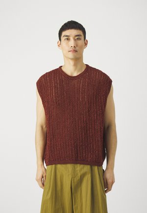 RAFFIA OVERSIZE FIT TANKTOP UNISEX - Débardeur - glazed ginger