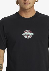 Quiksilver WORLD FORCE - Triko s potiskem - black