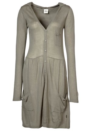 Strickkleid - dark green