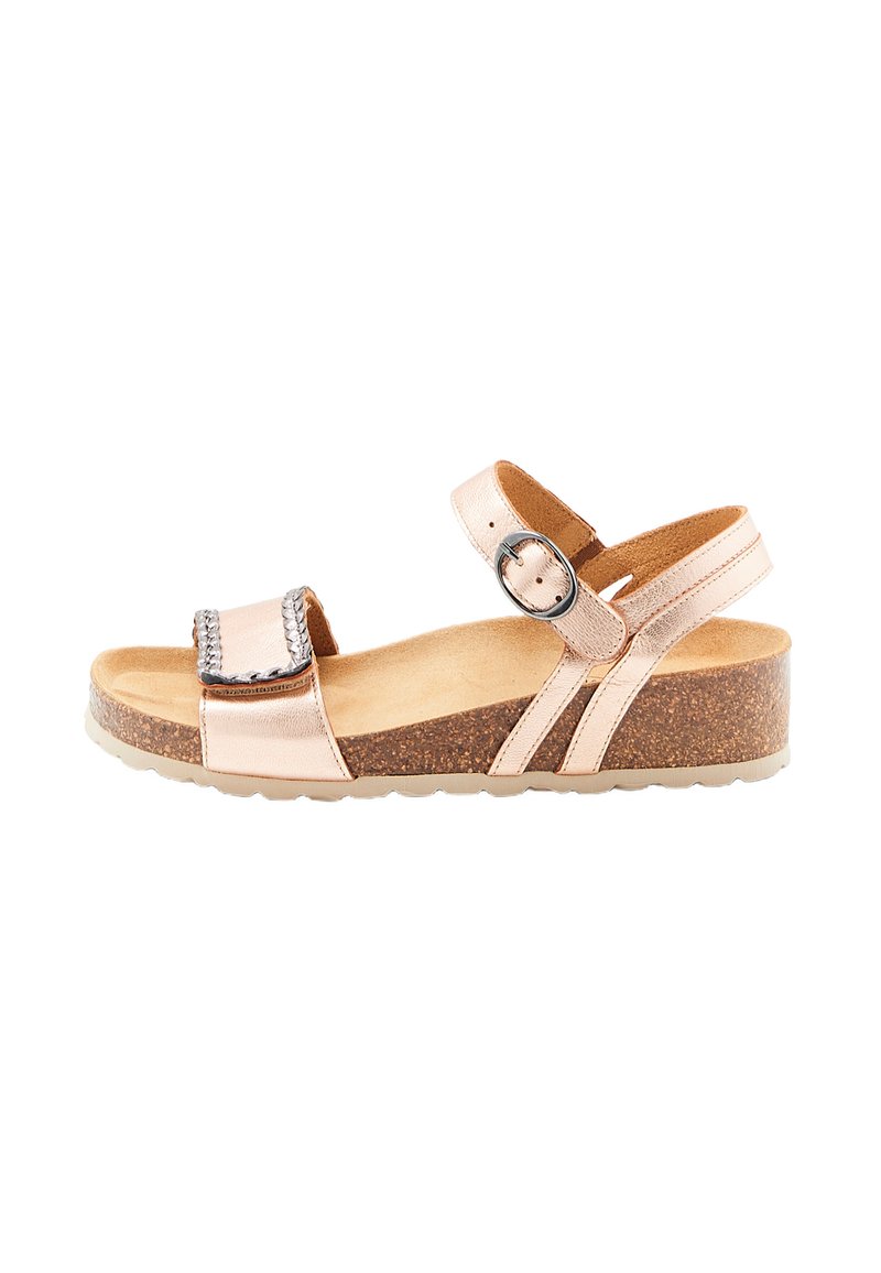 Damart Sandalen met plateauzool - coloris doré