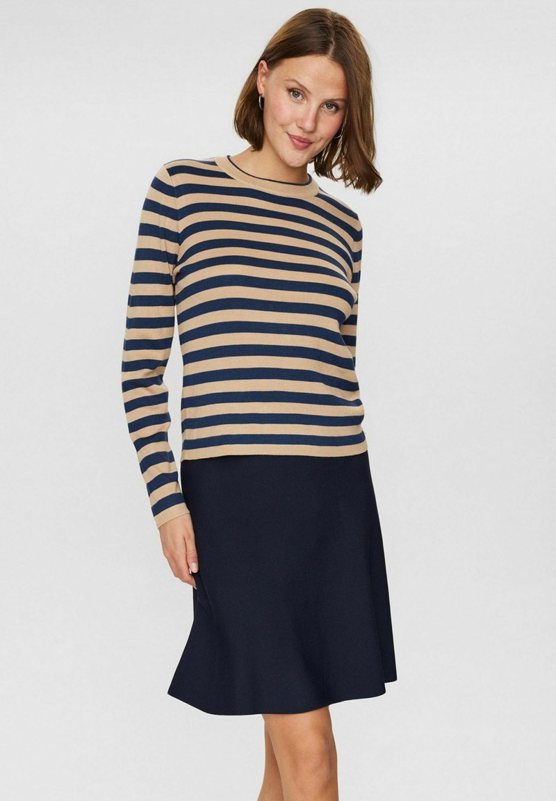 Nümph NUSTRIPY - Pulover - dress blues