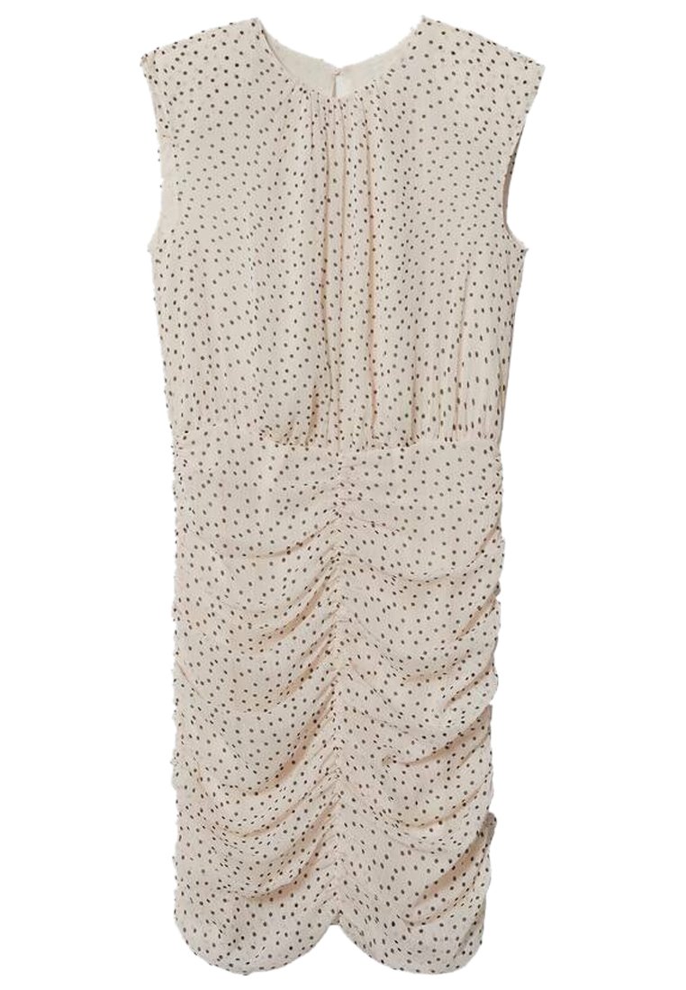 Mango Etui-jurk crème