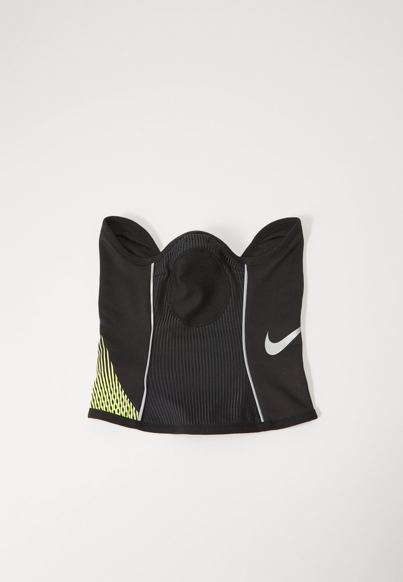 Nike Performance ACADEMY SNOOD - Écharpe tube - black/volt/metallic silver