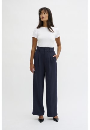 THE TAILORED HIGH - Pantaloni - baritone blue