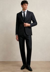 Reiss REGULAR FIT SEMINAR CHECK  - Habitbukser - navy