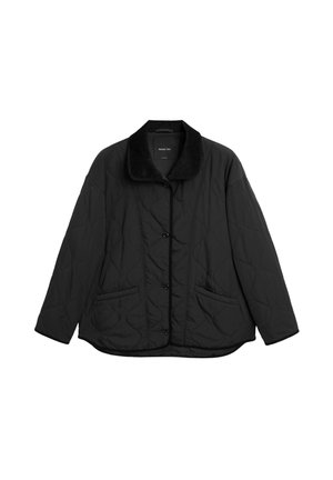 Massimo Dutti, JACKET WITH WAVY STITCHING DETAIL - Giacca invernale - black