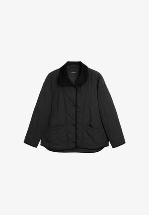 Massimo Dutti, JACKET WITH WAVY STITCHING DETAIL - Vinterjakker - black