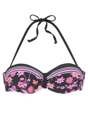 LASCANA Bikinitop - schwarz pink