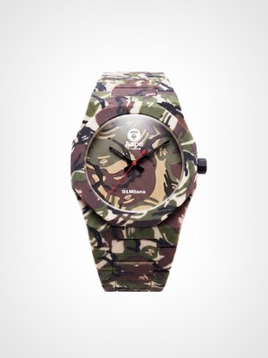 D1 Milano, D1 X AAPE: GREEN POLYCARBON - LIMITED EDITION WATCH 40.5MM - Часовник - green