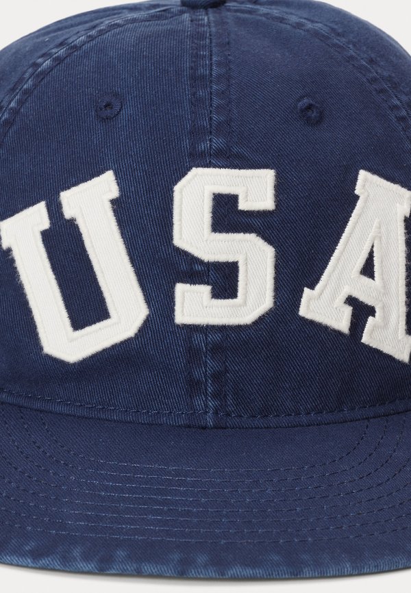 EMBROIDERED FLAG TWILL BALL CAP - Cap3