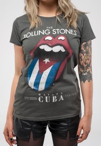 Paradiso Clothing THE ROLLING STONES HAVANA CUBA  - Print T-shirt - charcoal