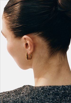 CREST HOOPS LARGE - Korvakorut - gold-coloured