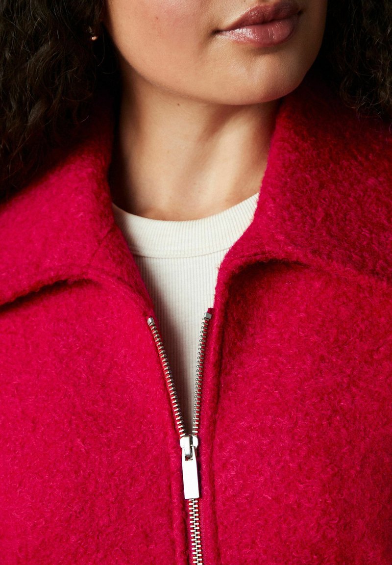 Next ZIP THROUGH TEXTURED - Jachetă de vară - red