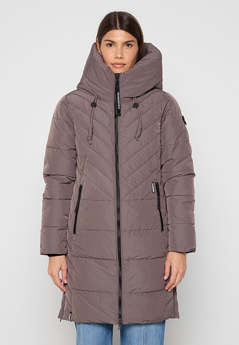 khujo Wintermantel taupe
