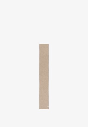 Stuoia rettangolare in feltro beige chiaro con una superficie liscia. Design semplice, dettagli minimi, adatta a vari ambienti.
