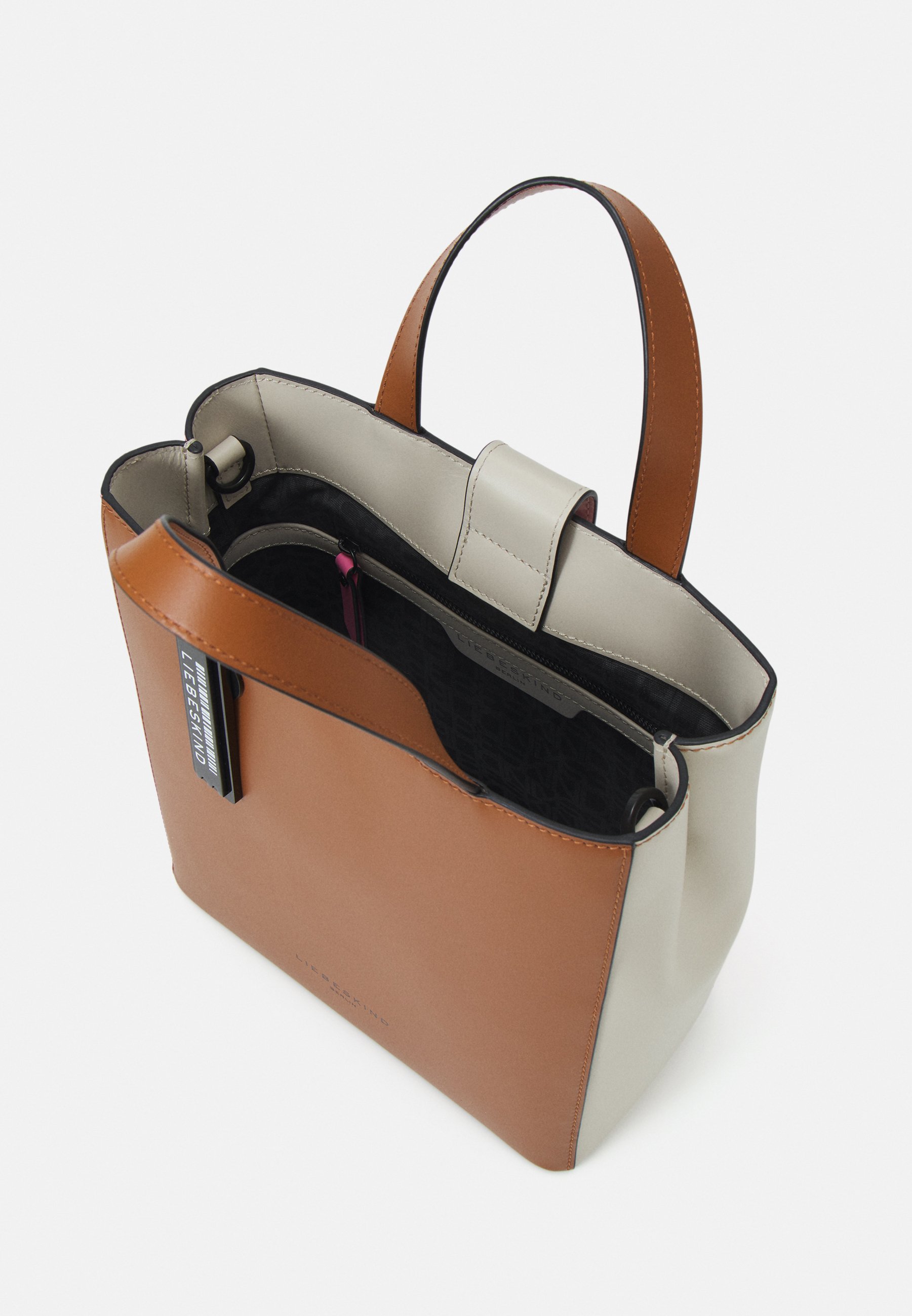 Liebeskind Berlin PAPER BAG TOTE S KLEINE HANDTASCHE AUS LEDER - Bolso de  mano - mocca cream/marrón - Zalando.es