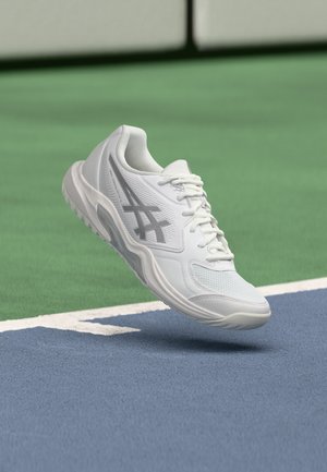 ASICS, GEL DEDICATE 9 - Тенис обувки за всякакви повърхности - white/pure silver