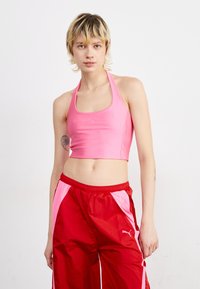 Puma - DARE TO HALTERNECK - Top - fast pink Immagine in miniatura 1