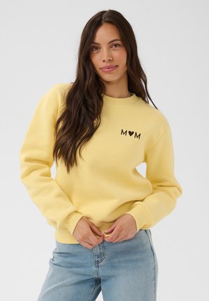 Kaffe Sweatshirt - sunlight brown emb.
