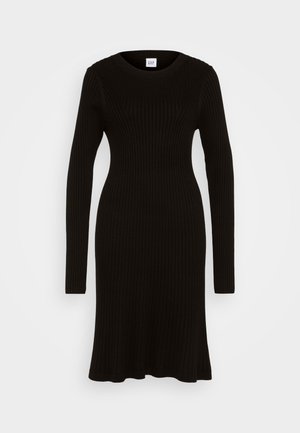 Gap Tall, CREW NECK DRESS - Vestido de tubo - black