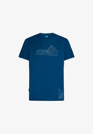 icebreaker, M MER 125 COOL-LITE SPHERE SS TEE BETA - T-Shirt print - atlantis