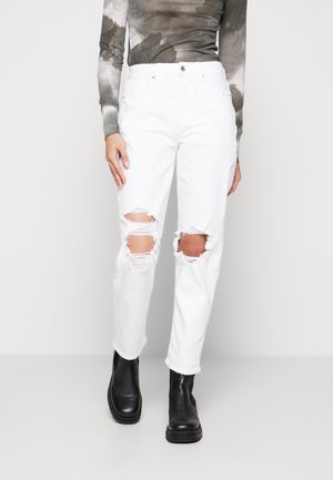 Relaxed fit jeans - white