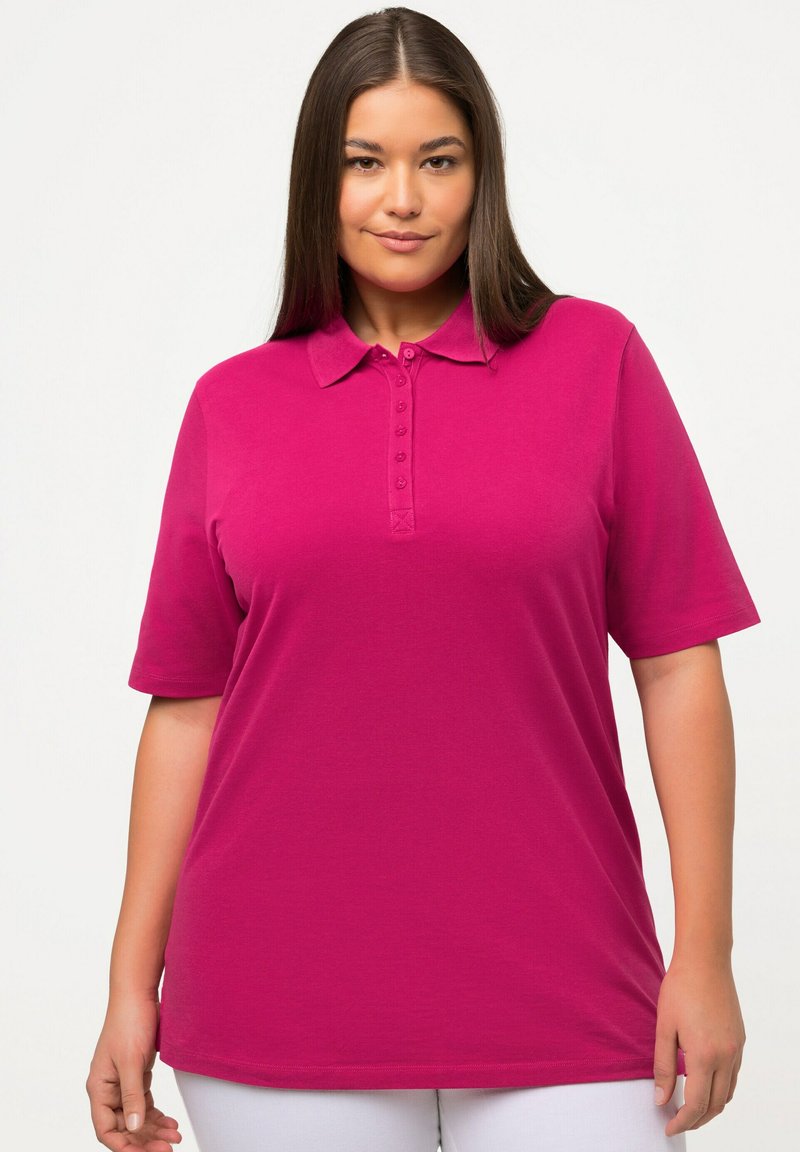 Ulla Popken MANCHES COURTES - Polo - pink