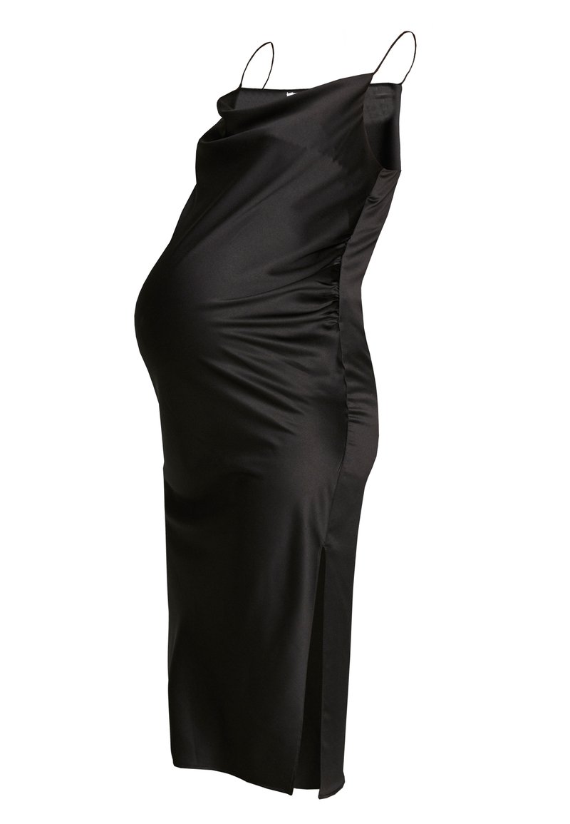 Topshop Maternity Cocktailjurk zwart denim/blackdenim