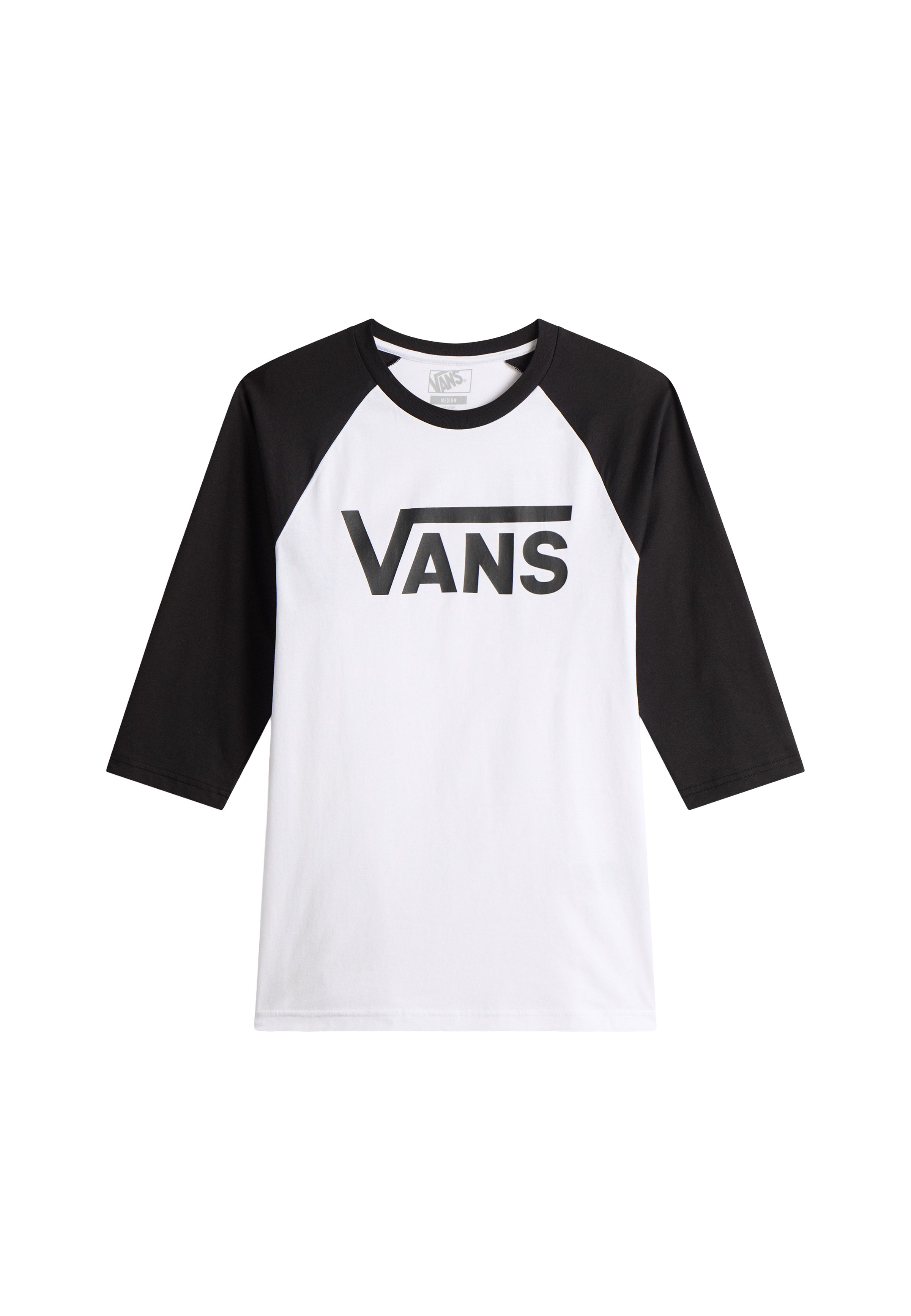 Vans CLASSIC RAGLAN-B - Triko s potiskem - white