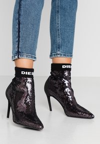 Diesel Klassiska stövletter - gunmetal